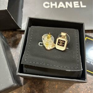 CC Perfume Bottle Earrings